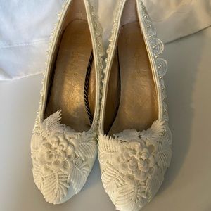 White Wedding Pumps